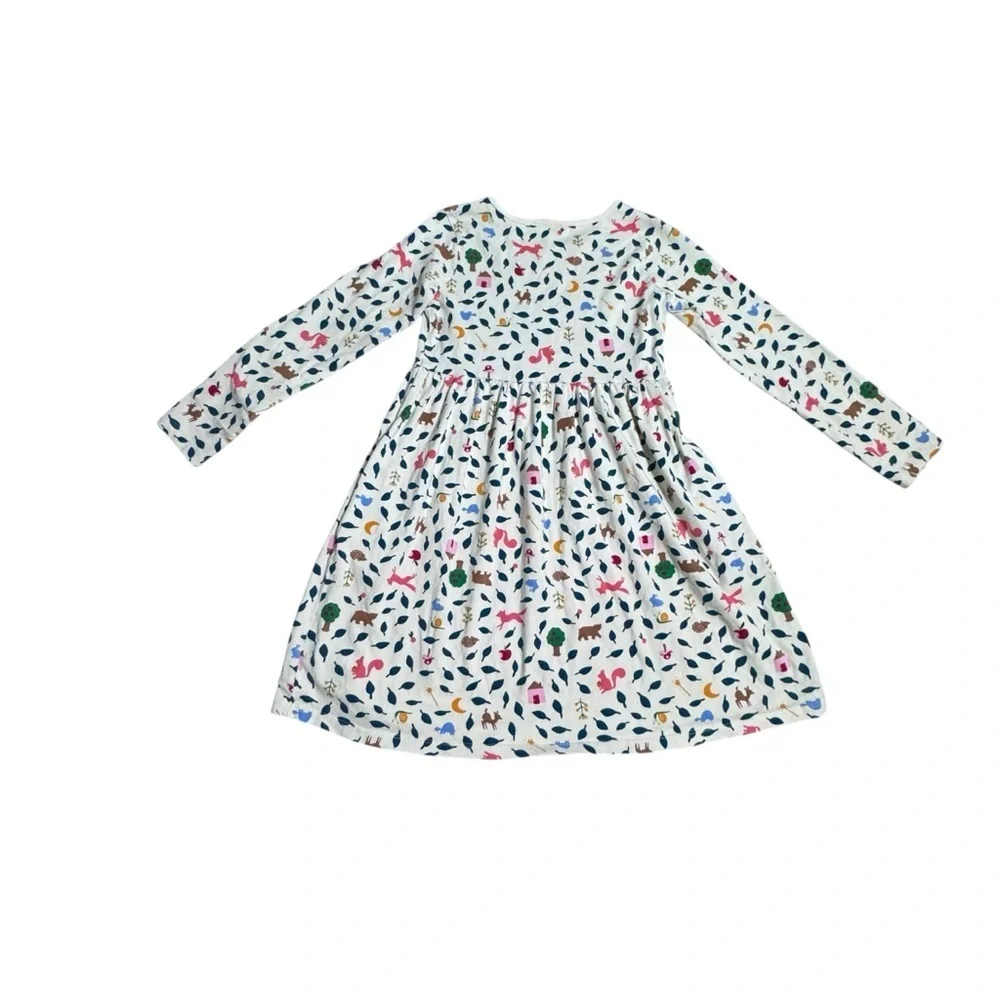 Hanna Andersson Fox and Leaf Print Dress - Picture 2 of 7